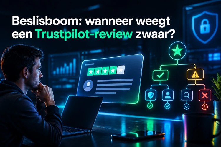 Beslisboom: wanneer weegt een Trustpilot-review zwaar?