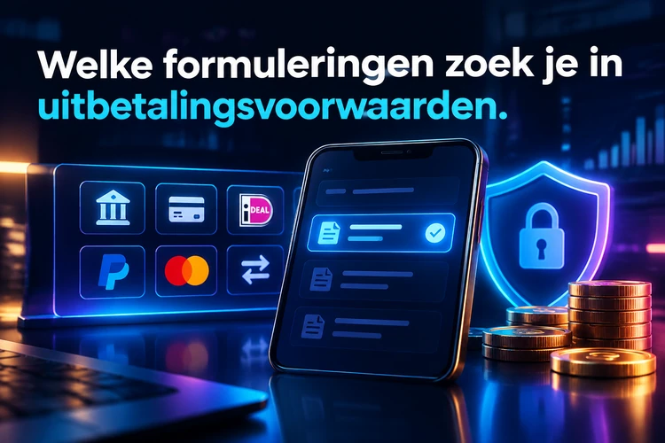 Welke formuleringen zoek je in uitbetalingsvoorwaarden